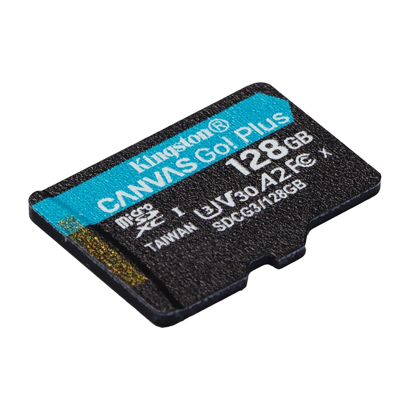 Cartão de Memória Micro SD Kingston Canvas Go Plus U3 C10 V30 A2 128GB - SDCG4128GB - Imagem 2