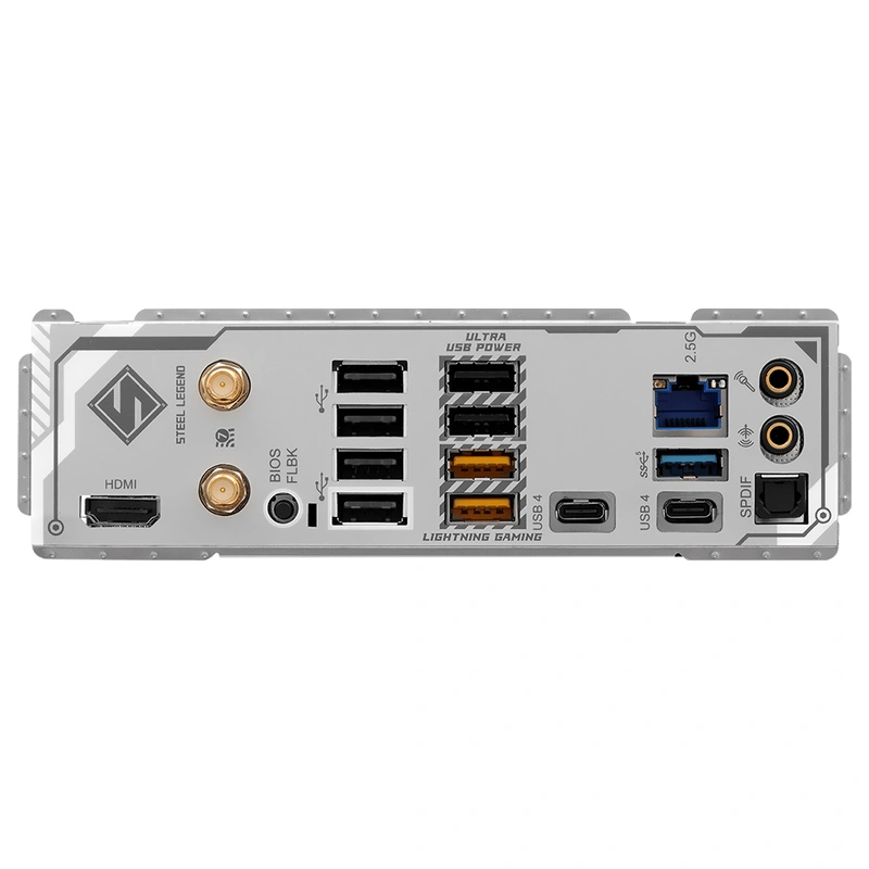 Placa Mãe ASRock X870 Steel Legend Wi-Fi Socket AM5 DDR5 AMD X870 ATX Wi-Fi 7 - Imagem 2