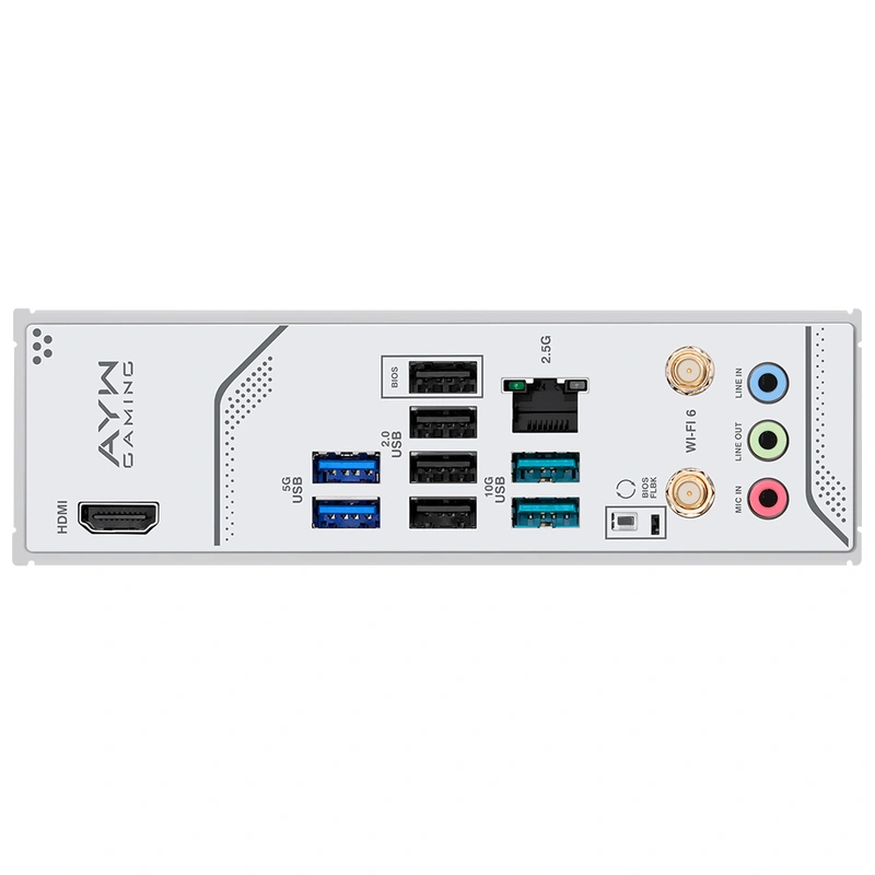 Placa Mãe ASUS B850M AYW Gaming Wi-Fi Socket AM5 DDR5 AMD B850 Micro ATX - Imagem 3