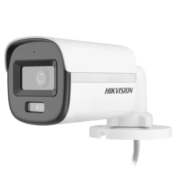 Câmera de Segurança Hikvision DS-2CE10DF0T-LPFS Color VU Outdoor 2.8MM 2MP - Branco
