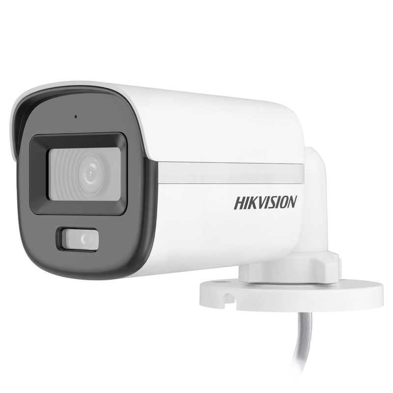 Câmera de Segurança Hikvision DS-2CE10DF0T-LPFS Color VU Outdoor 2.8MM 2MP - Branco
