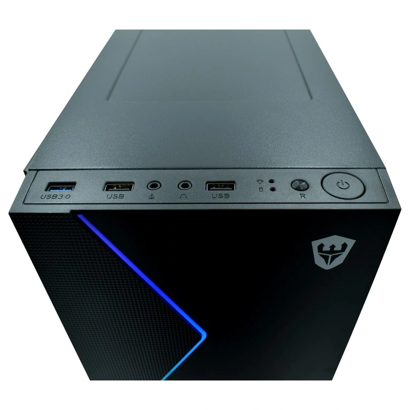 Gabinete Gamer Satellite K884 Mid Tower 1 Cooler - Preto - Imagem 2