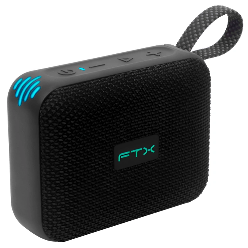 Caixa de Som FTX SP-8SBK Wave Bluetooth - Preto Wave SP-8SBK 8W Resistente à água IPX7 - Imagem 2