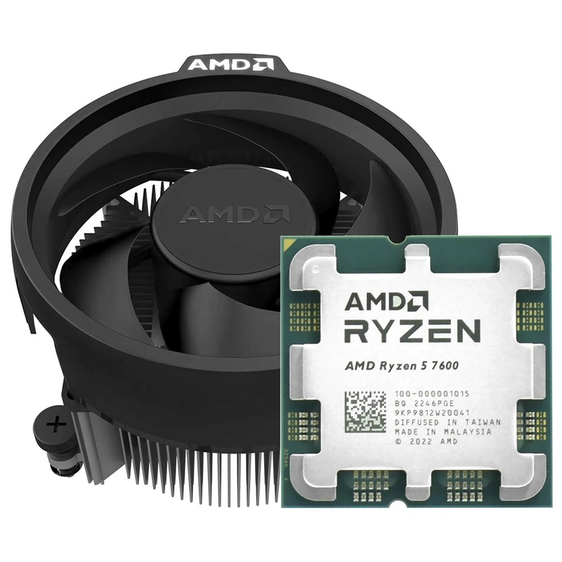 Processador AMD Ryzen 5 7600 Socket AM5 3.8GHz 38MB Até 5.1GHz 6 núcleos - Imagem 2