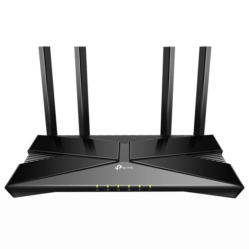 Roteador Tp-Link XX230V AX1800 Gpon Dual Band 2.4GHz 5GHz Wi-Fi 6 4 Antenas - Preto