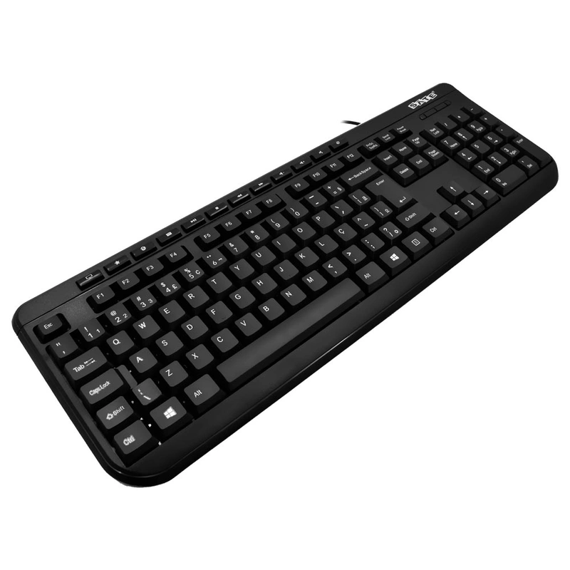 Teclado Satellite AK-833 USB Multimídia Português - Preto Com fio - Imagem 2