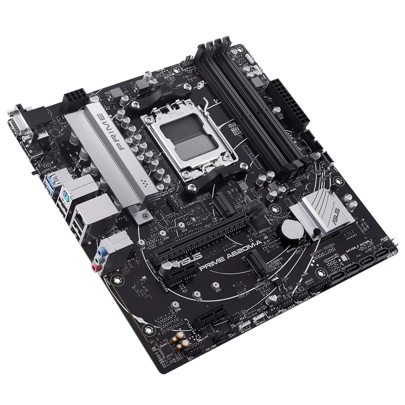 Placa Mãe ASUS Prime A620AM-A Socket AM5 DDR5 AMD A620A Micro ATX - Imagem 3