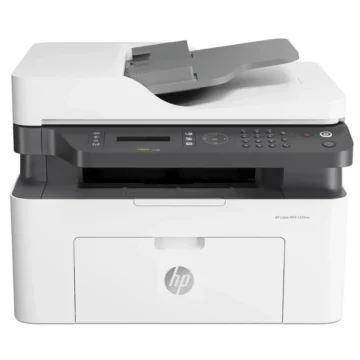 Impressora Multifuncional HP Laserjet MFP 137FNW Wi-Fi 110V - Branco Laser MFP 137FNW