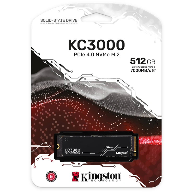 SSD Kingston M.2 512GB KC3000 NVMe - SKC3000S512G PCIe 4.0 x4 - Imagem 3
