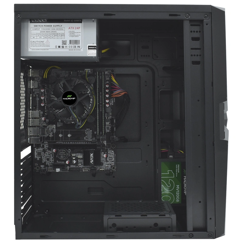 PC Montado Intel Core i5 2400 3.3GHz 8GB RAM 120GB SSD + Monitor Mouse Mousepad Teclado - Imagem 2