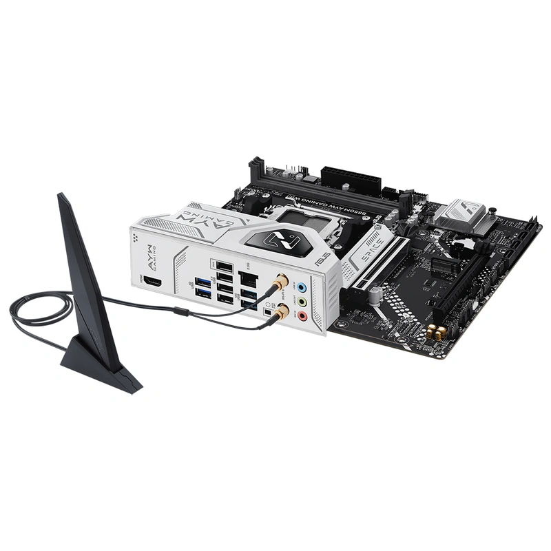 Placa Mãe ASUS B850M AYW Gaming Wi-Fi Socket AM5 DDR5 AMD B850 Micro ATX - Imagem 2