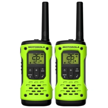 Walkie Talkie Motorola Talkabout T600 H2O FRS GMRS 35 Milhas Bivolt - Verde Preto