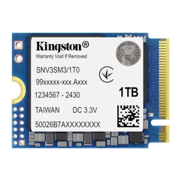 SSD Kingston M.2 1TB NV3 NVMe - SNV3SM31T0 PCIe 4.0 x4