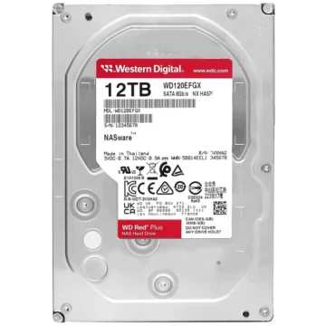 HD Western Digital 12TB WD Red Plus Nas 3.5 SATA WD120EFGX