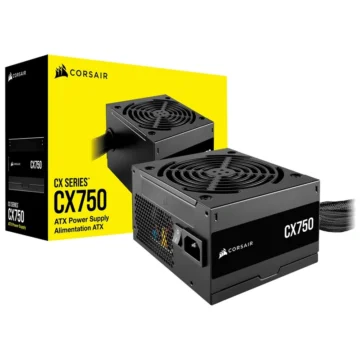 Fonte de Alimentação Corsair CX750 750W ATX Não Modular 80 Plus Bronze - CP-9020279-BR