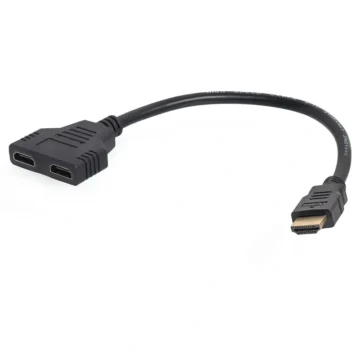 Cabo Divisor HDMI Macho para 2 HDMI Fêmea HDMI Macho - 2 HDMI Fêmea Preto