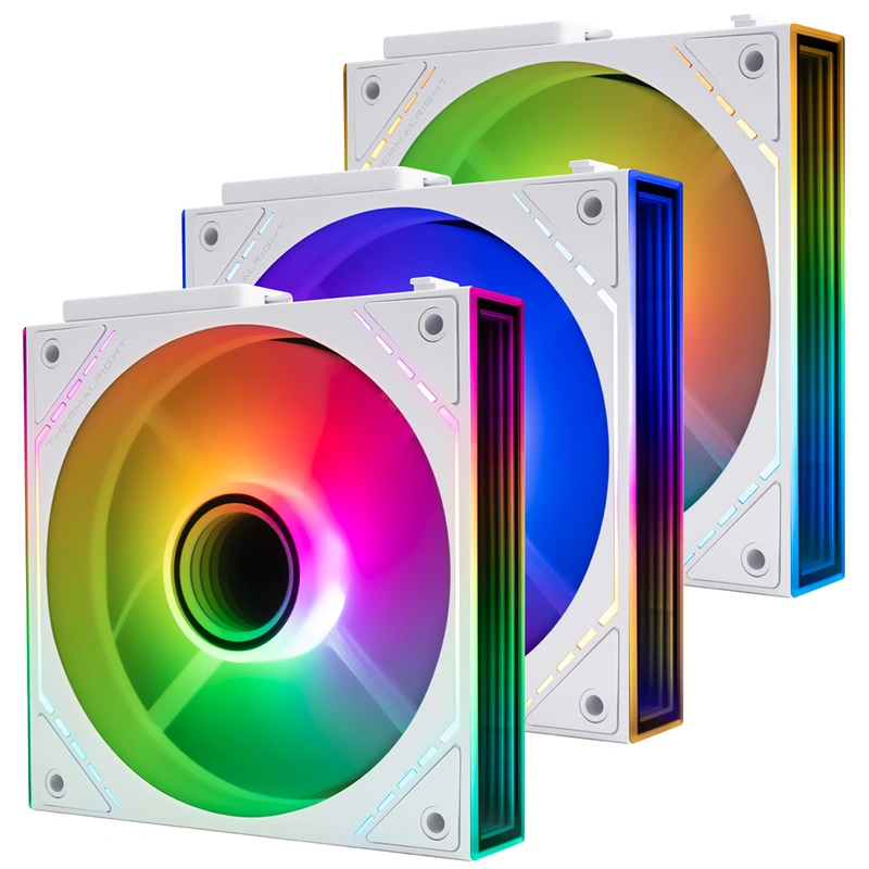 Cooler para Gabinete Thermalright TL-M12QW-S X3 Infinity Mirror ARGB - Branco (Kit com 3) - Imagem 3