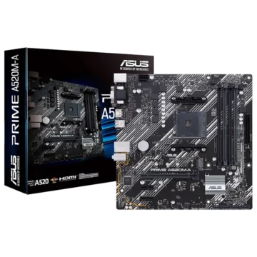 Placa Mãe ASUS Prime A520M-A II Socket AM4 VGA DDR4 Micro ATX