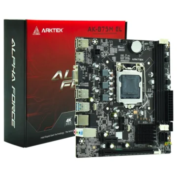Placa Mãe Arktek AK-B75M EL Socket LGA 1155 VGA DDR3 Intel B75 Micro ATX