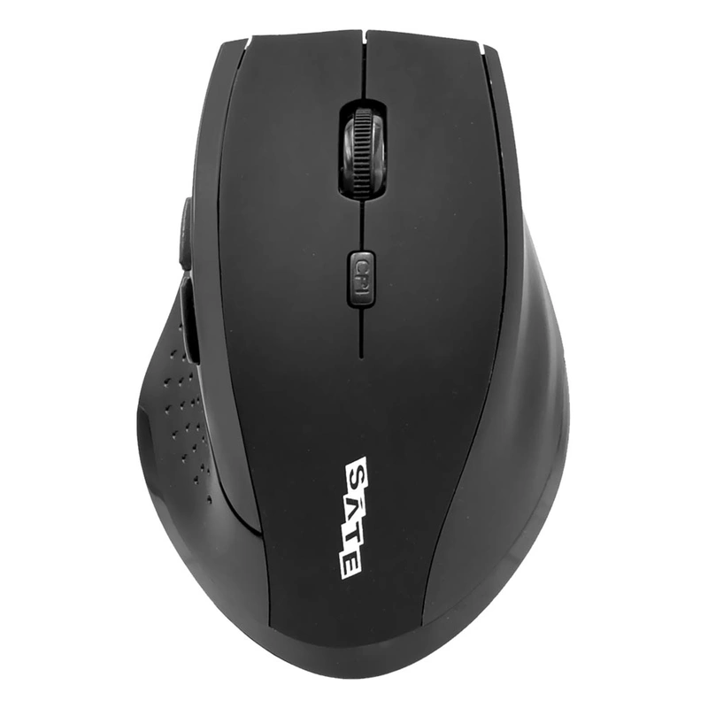 Teclado + Mouse Satellite AK-726G Wireless Espanhol - Preto Nano receptor USB - Imagem 2