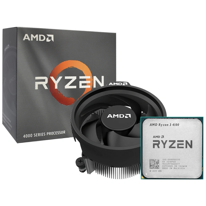 Processador AMD Ryzen 3 4100 Socket AM4 3.8GHz 6MB Até 4.0GHz 4 núcleos