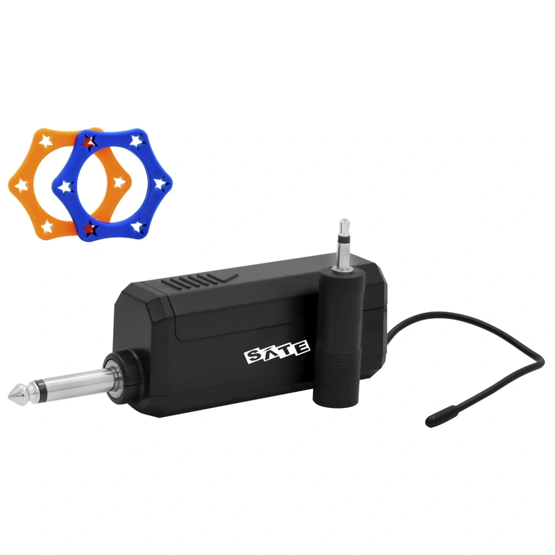Microfone Satellite A-MK1202 Wireless - Dourado (Kit com 2) USB-C - Imagem 2