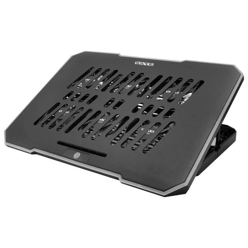 Cooler para Notebook Satellite A-CP23 RGB USB - Preto Notebooks de até 17 - Imagem 2