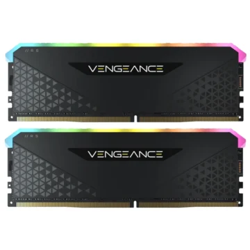 Memória RAM Corsair Vengeance RGB RS DDR4 16GB (2x8GB) 3200MHz Preto (CMG16GX4M2E3200C16)