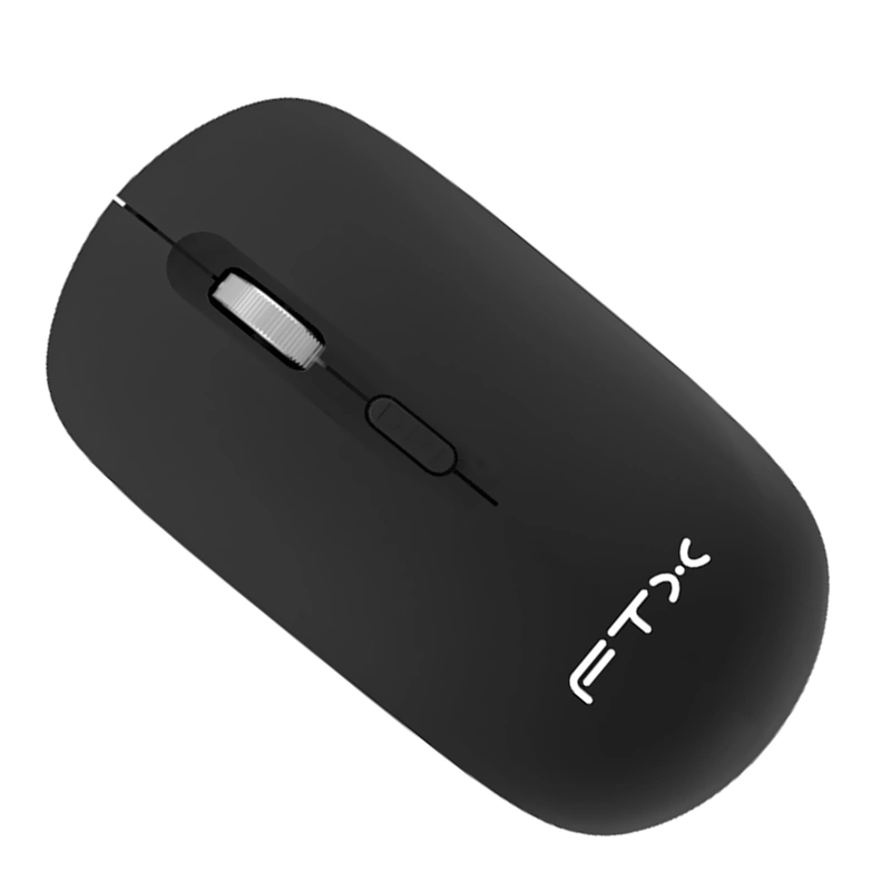 Mouse FTX MW71 Wireless - Preto USB Receiver 2.4GHz - Imagem 2