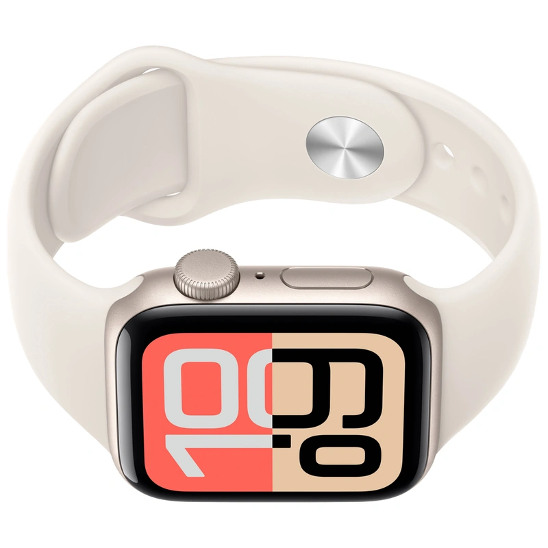 Apple Watch SE3 MEH54LWA 40MM M-L GPS - Starlight Aluminium Starlight Sport Band - Imagem 3