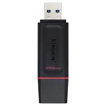 Pendrive Kingston Exodia 256GB USB 3.2 - Preto (DTX256GB)