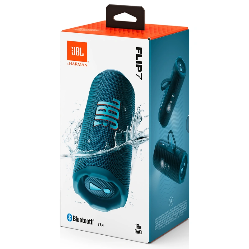 Caixa de Som JBL Flip 7 Bluetooth - Azul IP68 JBLFLIP7BLUAM - Imagem 3