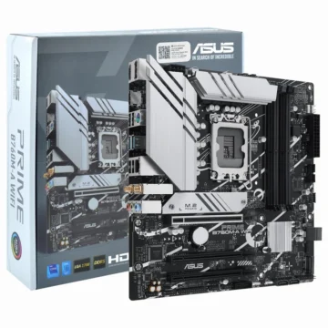 Placa Mãe ASUS Prime B760M-A Wi-Fi Socket LGA 1700 DDR5 Intel B760 Micro ATX