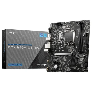 Placa Mãe MSI Pro H610M-G DDR4 Socket LGA 1700 VGA DDR4 Intel H610 Micro ATX