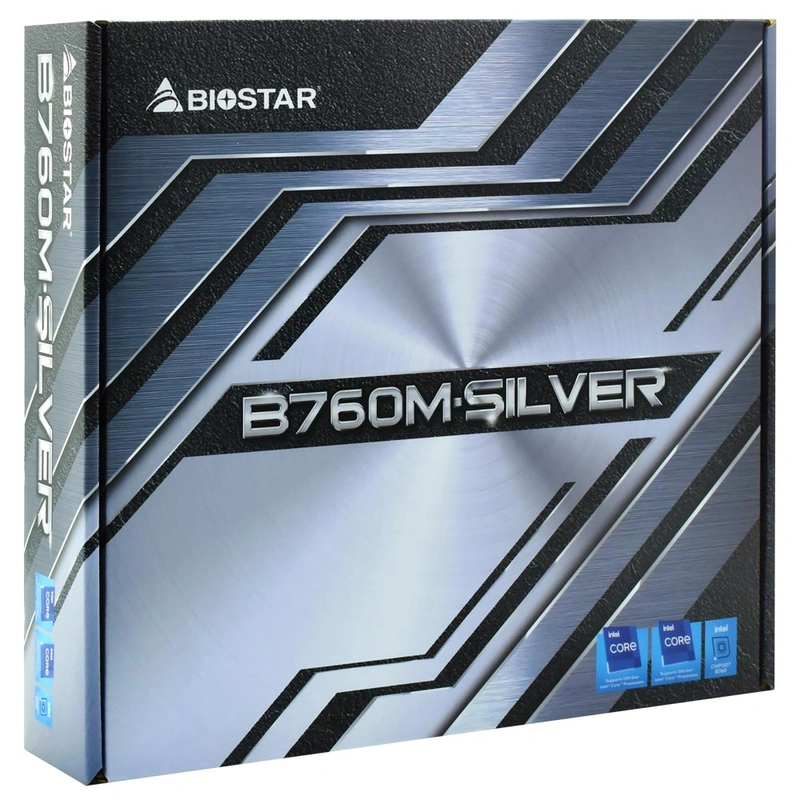 Placa Mãe Biostar B760M-SILVER Socket LGA 1700 DDR5 Intel B760 Micro ATX - Imagem 3