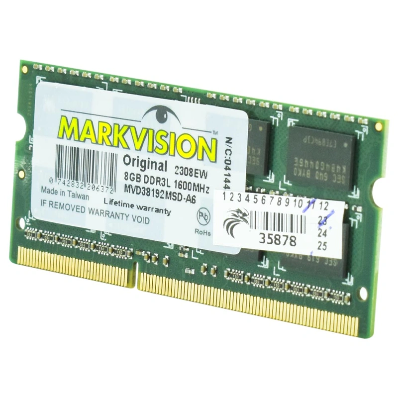 Memória RAM para Notebook Markvision DDR3L 8GB 1600MHz - MVD38192MSD-A6 - Imagem 2