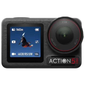 Câmera de Ação Osmo Action 5 Pro Standard Combo AC004 - Preto 1950 mAh