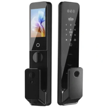 Fechadura Digital Satellite SL-86M Smart Door Lock Face - Preto