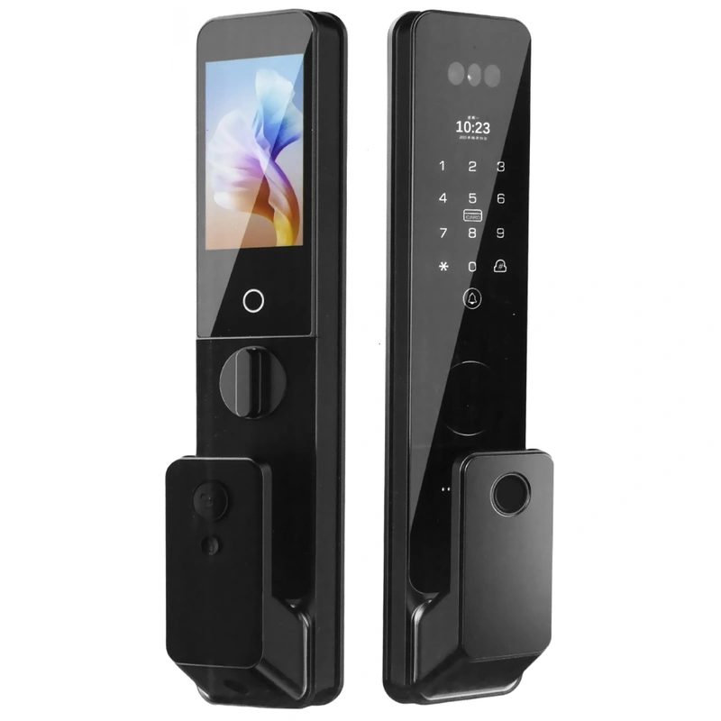 Fechadura Digital Satellite SL-86M Smart Door Lock Face - Preto