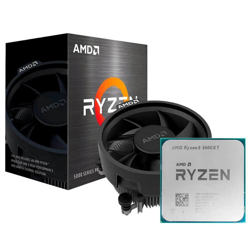 Processador AMD Ryzen 5 5600XT Socket AM4 4.7GHz 35MB Até 4.6GHz 6 núcleos
