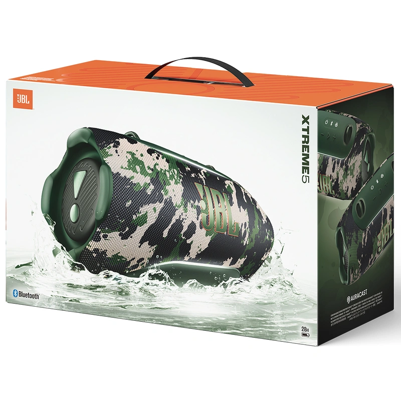 Caixa de Som JBL Xtreme 5 Bluetooth - Camuflado Squad IP68 Suporte para Auracast - Imagem 6