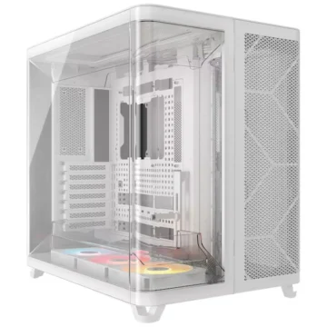Gabinete Gamer Corsair Air 5400 Series CC-9011319-WW Mid Tower 3 Cooler ARGB - Branco