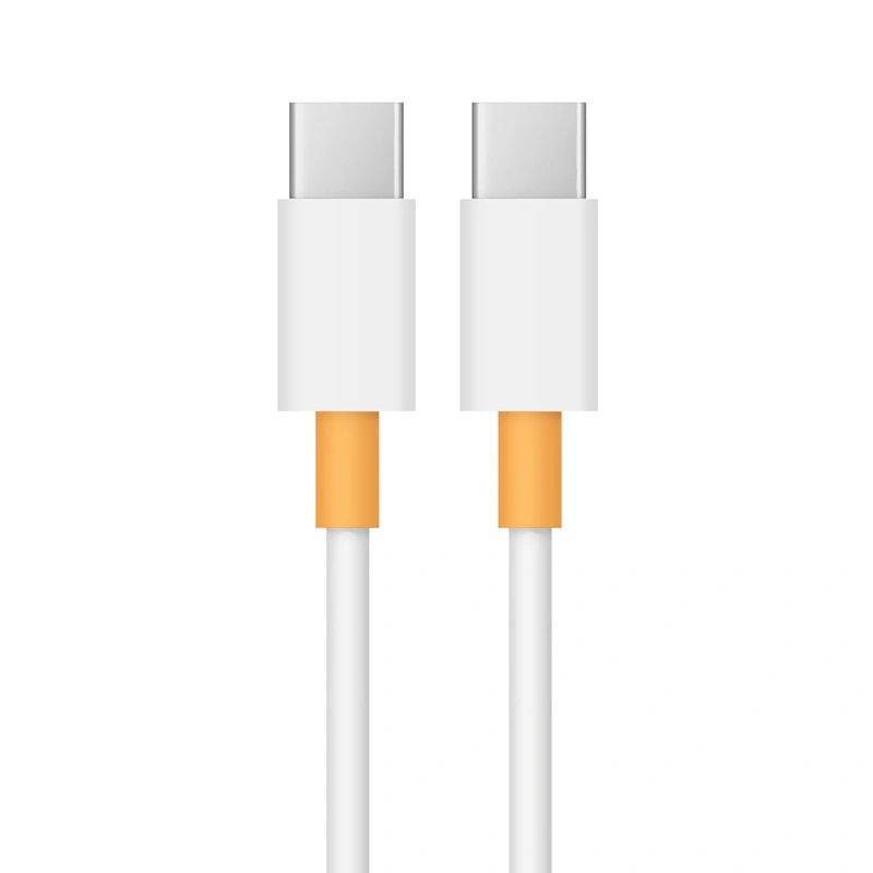 Cabo Xiaomi DC12WK-G USB-C Macho A USB-C Macho 1M - Branco USB-C a USB-C
