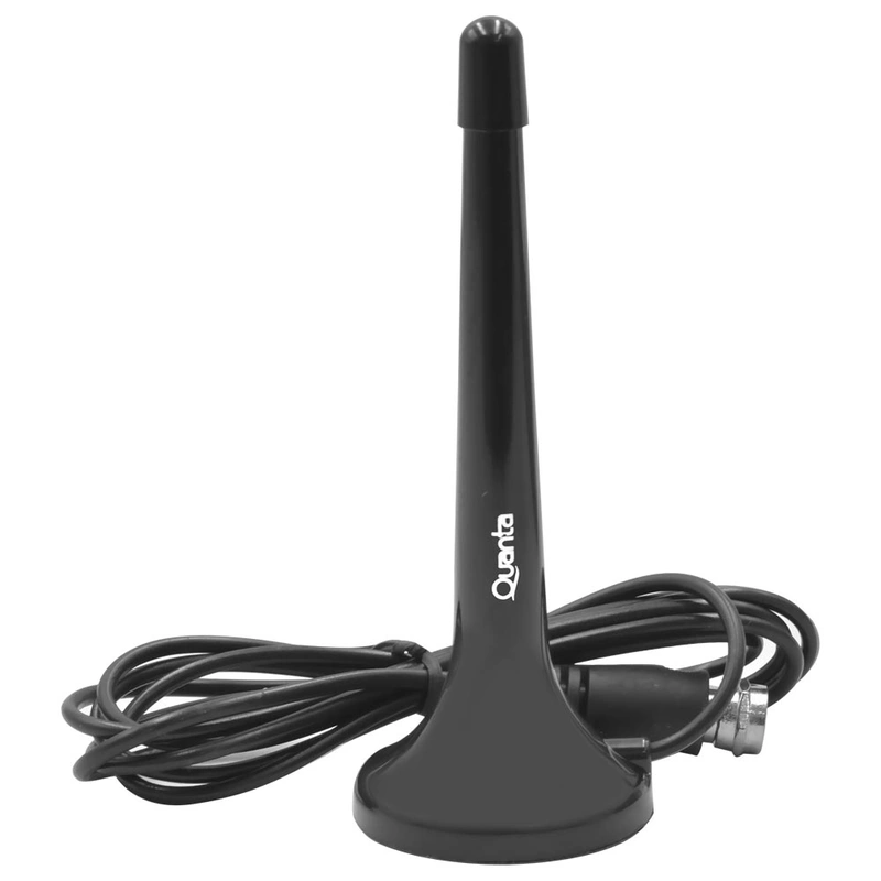 Antena para TV Digital Quanta QTANT0260 Interno VHF UHF - Preto - Imagem 2