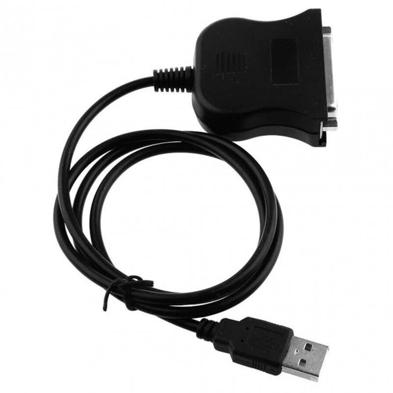 Cabo Adaptador Conversor USB para Paralelo Fêmea DB25 Preto - Imagem 3