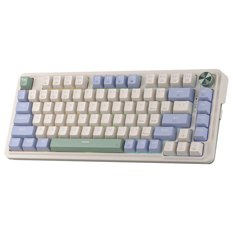 Teclado Gamer Mecânico Redragon K673CPG-RGB-PRO Ucal Pro Wireless RGB RED Inglês Verde - Imagem 2