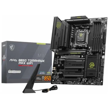 Placa Mãe MSI Mag B850 Tomahawk Max Wi-Fi Socket AM5 DDR5 AMD B850 ATX