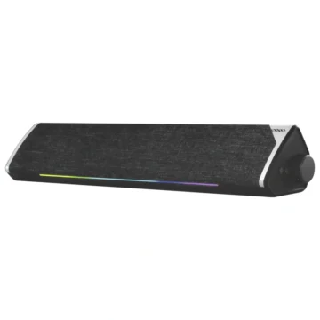 Caixa de Som Satellite AS-92004B Gaming RGB USB - Preto 3W Bluetooth
