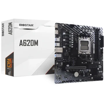 Placa Mãe Biostar A620MS-E Socket AM5 DDR5 AMD A620 2 x DIMM DDR5 Micro ATX