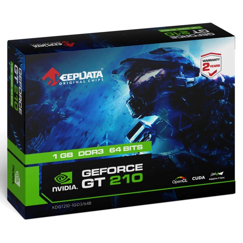 Placa de Vídeo Keepdata 1GB GeForce GT210 DDR3 - LOW PROFILE KDGT210-1GD364B - Imagem 3